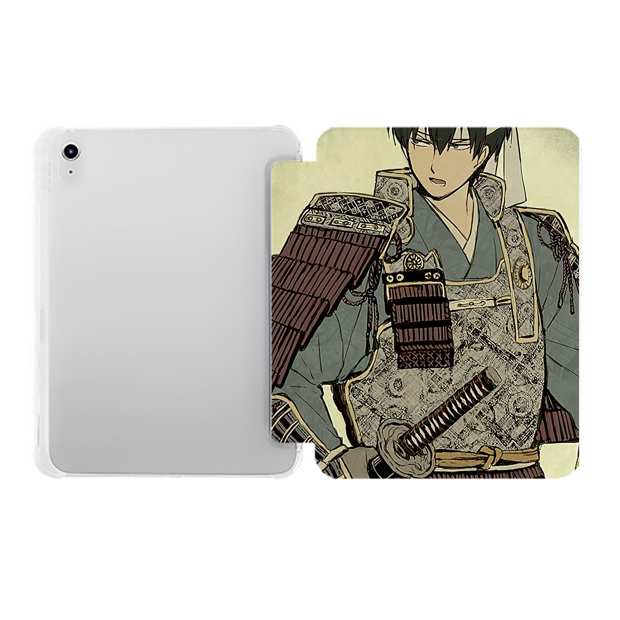 （画像用） ぎんたま 坂田銀時（さかたぎんとき） 神楽 志村新八（しむら しんぱち） GINTAMA Sakata Gintoki Kagura Shimura Shinpachi IPad ケース ペン収納付き 三つ折りスタンド PUレザー×シリコン 対応機種9.5/10.5/10.9インチ